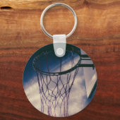 Cooles Basketballdesign Schlüsselanhänger (Vorderseite)