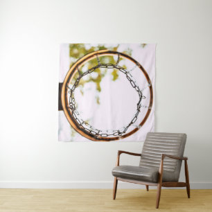 Cooles Basketballdesign Wandteppich