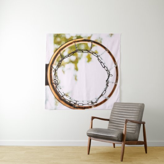 Cooles Basketballdesign Wandteppich (Beispiel)