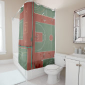 Cooles Basketballgeschenk Duschvorhang (Beispiel)