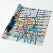 Cooles Basketballgeschenk Geschenkpapier (Ungerollt)
