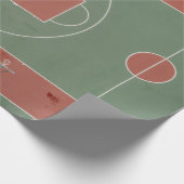 Cooles Basketballgeschenk Geschenkpapier (Ecke)