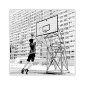 Cooles Basketballgeschenk Gummistempel (Prägung)