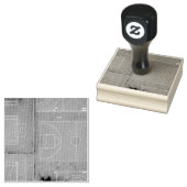 Cooles Basketballgeschenk Gummistempel (Stempel)