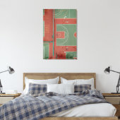 Cooles Basketballgeschenk Leinwanddruck (Insitu (Schlafzimmer))