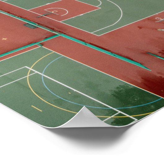 Cooles Basketballgeschenk Poster (Ecke)