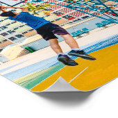Cooles Basketballgeschenk Poster (Ecke)