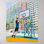 Cooles Basketballgeschenk Poster (Vorne)