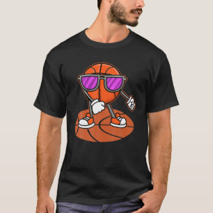 Cooles Basketballtanzen mit Sonnenbrille   Sport H T-Shirt