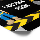 Cooles Baufahrzeug für benutzerdefinierte Kinder R Poster (Ecke)