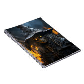 Cooles Beängstigendes Halloween Phantastische Illu Notizblock (Rechte Seite)