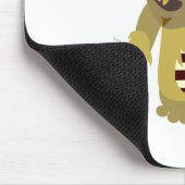 Cooles Beatnik Monster Cartoon Charakter Spaß Kuns Mousepad (Ecke)