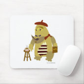 Cooles Beatnik Monster Cartoon Charakter Spaß Kuns Mousepad (Mit Mouse)