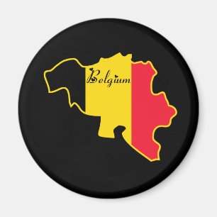 Cooles Belgien Magnet