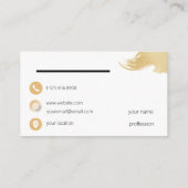 cooles, benutzerdefiniertes Layout Visitenkarte (Rückseite)