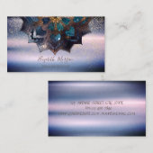 Cooles Berufliches Elegant Mandala, Confetti Yoga Visitenkarte (Vorne/Hinten)