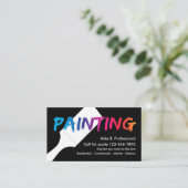 Cooles Berufliches Maler Visitenkarte (Stehend Vorderseite)