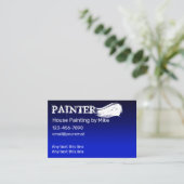 Cooles Berufliches Maler Visitenkarte (Stehend Vorderseite)