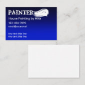 Cooles Berufliches Maler Visitenkarte (Vorne/Hinten)