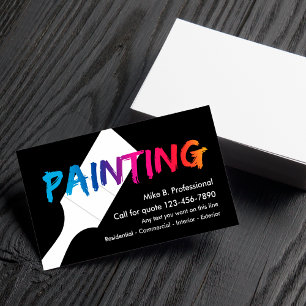 Cooles Berufliches Maler Visitenkarte