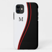 Cooles Berufliches Monogramm für Männer Case-Mate iPhone Hülle (Rückseite)
