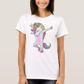 Cooles betupfendes Unicorn-Shirt T-Shirt (Vorderseite)