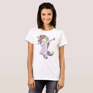 Cooles betupfendes Unicorn-Shirt T-Shirt