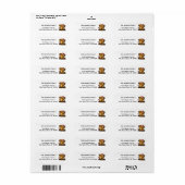 Cooles Biber in der Weihnachtsmannmütze Weihnachts (Vorne)