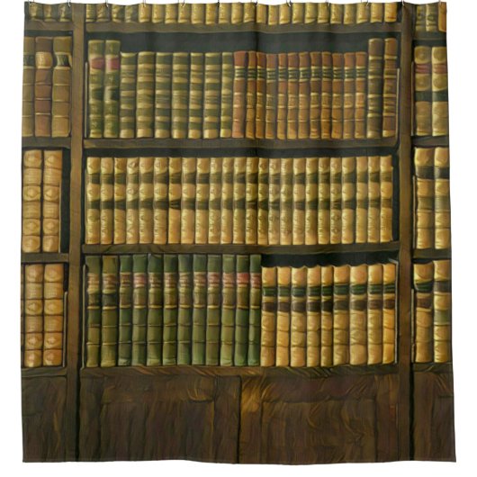 Cooles Bibliotheksgeschenk Duschvorhang (Vorderseite)