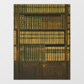 Cooles Bibliotheksgeschenk Fensteraufkleber (Blatt)