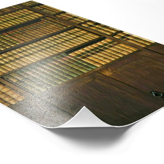 Cooles Bibliotheksgeschenk Fotodruck (Ecke)