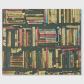 Cooles Bibliotheksgeschenk Geschenkpapier (Flach)