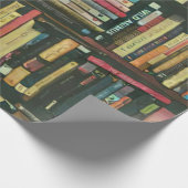 Cooles Bibliotheksgeschenk Geschenkpapier (Ecke)