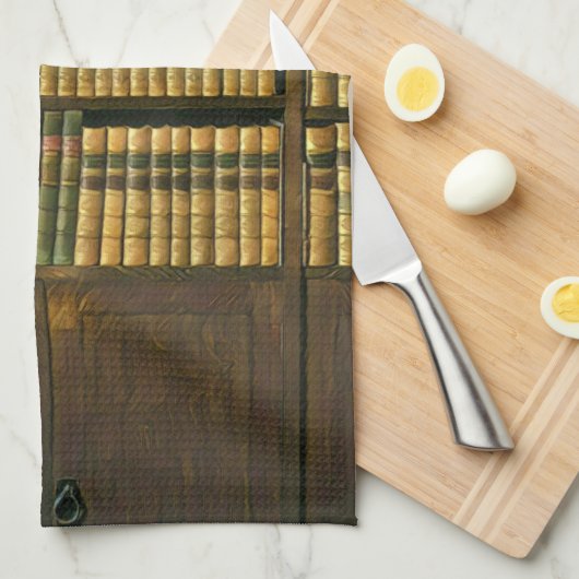 Cooles Bibliotheksgeschenk Geschirrtuch (Viertel Falte)