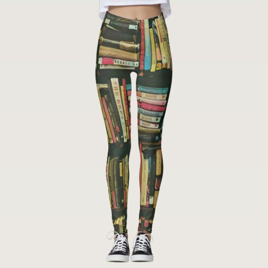Cooles Bibliotheksgeschenk Leggings (Vorderseite)