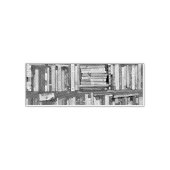 Cooles Bibliotheksgeschenk Permastempel (Design)