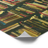 Cooles Bibliotheksgeschenk Poster (Ecke)