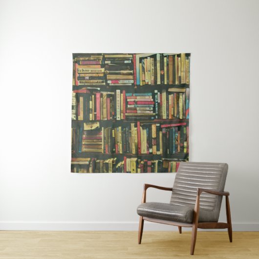 Cooles Bibliotheksgeschenk Wandteppich (Beispiel)