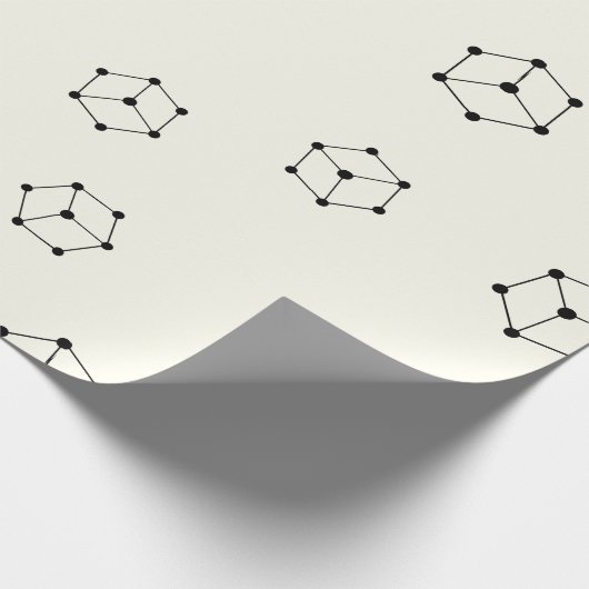 Cooles Bibox-Kryptowährungszeichen Geschenkpapier (Ecke)