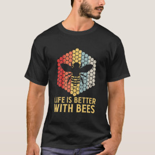 Cooles Bienendesign für Männer Honigbiene T-Shirt