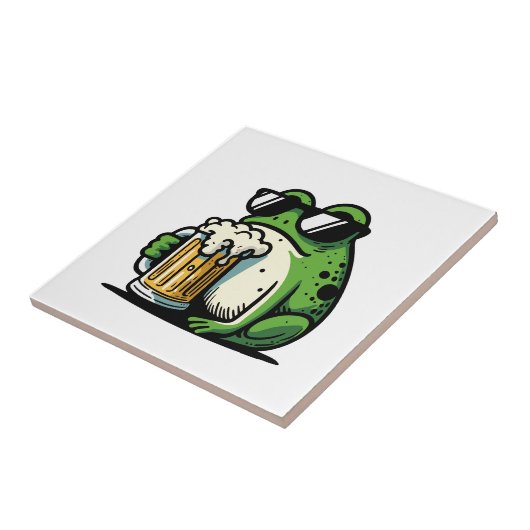 Cooles Bier Fliese (Seite)