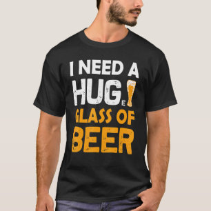 Cooles Bier-Glas T-Shirt