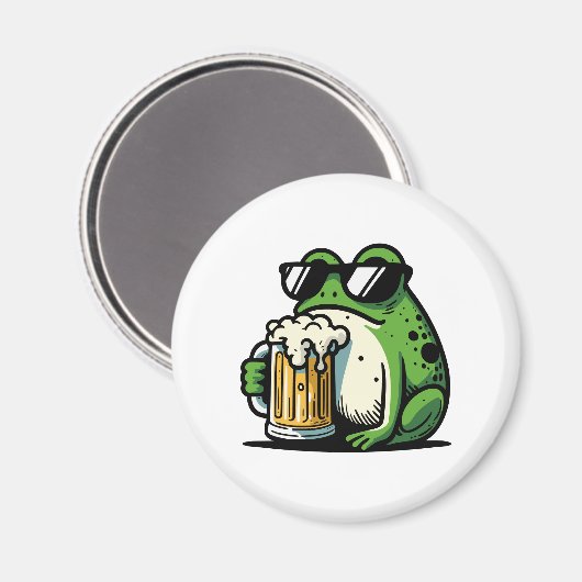 Cooles Bier Magnet (Vorderseite/Rückseite)