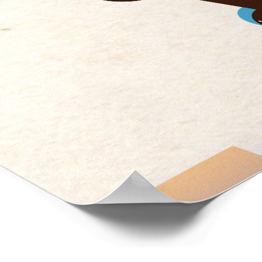 Cooles Bier Vintag Bar Poster (Ecke)