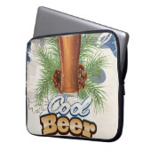 Cooles Bier Vintag Bar Poster Laptopschutzhülle (Vorderseite Links)
