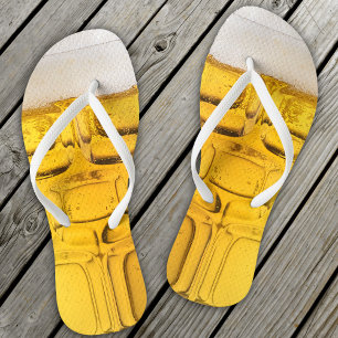 Cooles Bierglas Flip Flops Badesandalen