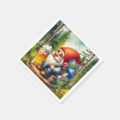 Cooles Bierknochen-Party Serviette (Ecke)