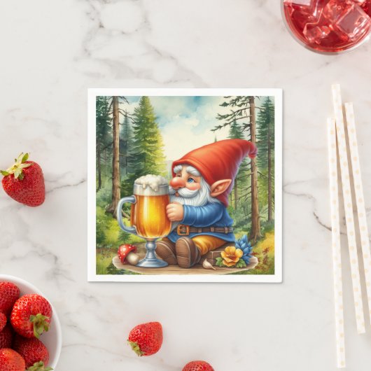 Cooles Bierknochen-Party Serviette (Beispiel)