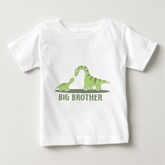 Cooles Big Brother Shirt - Dinosaurier Thema (Vorderseite)