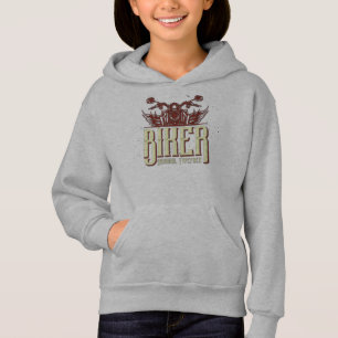 Cooles Bikerdesign - Originalschrift Hoodie
